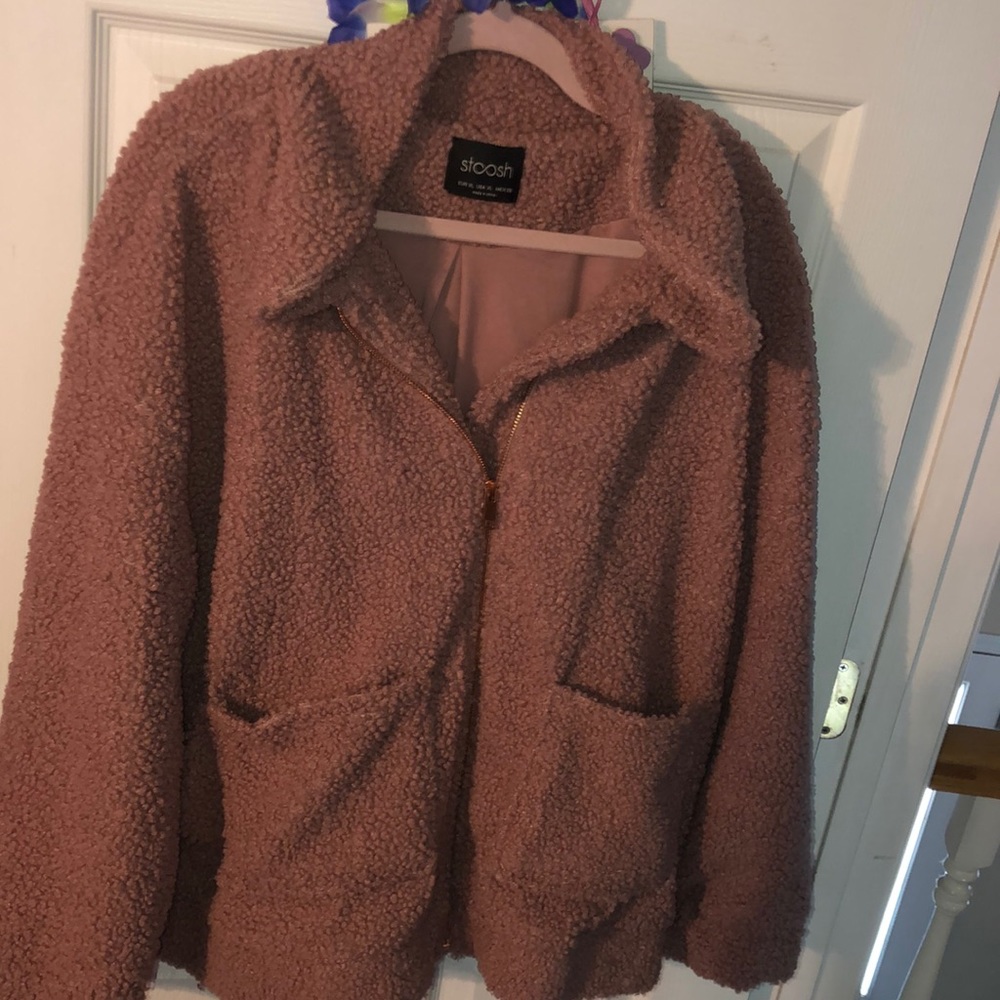 The jacket was a little big on me.